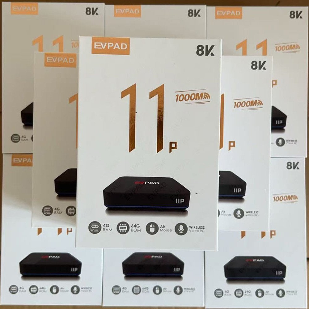 [Genuine] Evpad 11P/11S Limited Etion Best Android12 smart TV box 8K 1000M ethernet Hot in Japan Kor