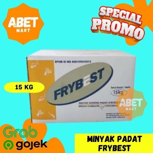 INSTAN SAMEDAY ONLY FRYBEST MINYAK PADAT 1 Dus 15Kg - 15 Kg 1Dus Minyak Goreng Beku Fry Best Frybes 