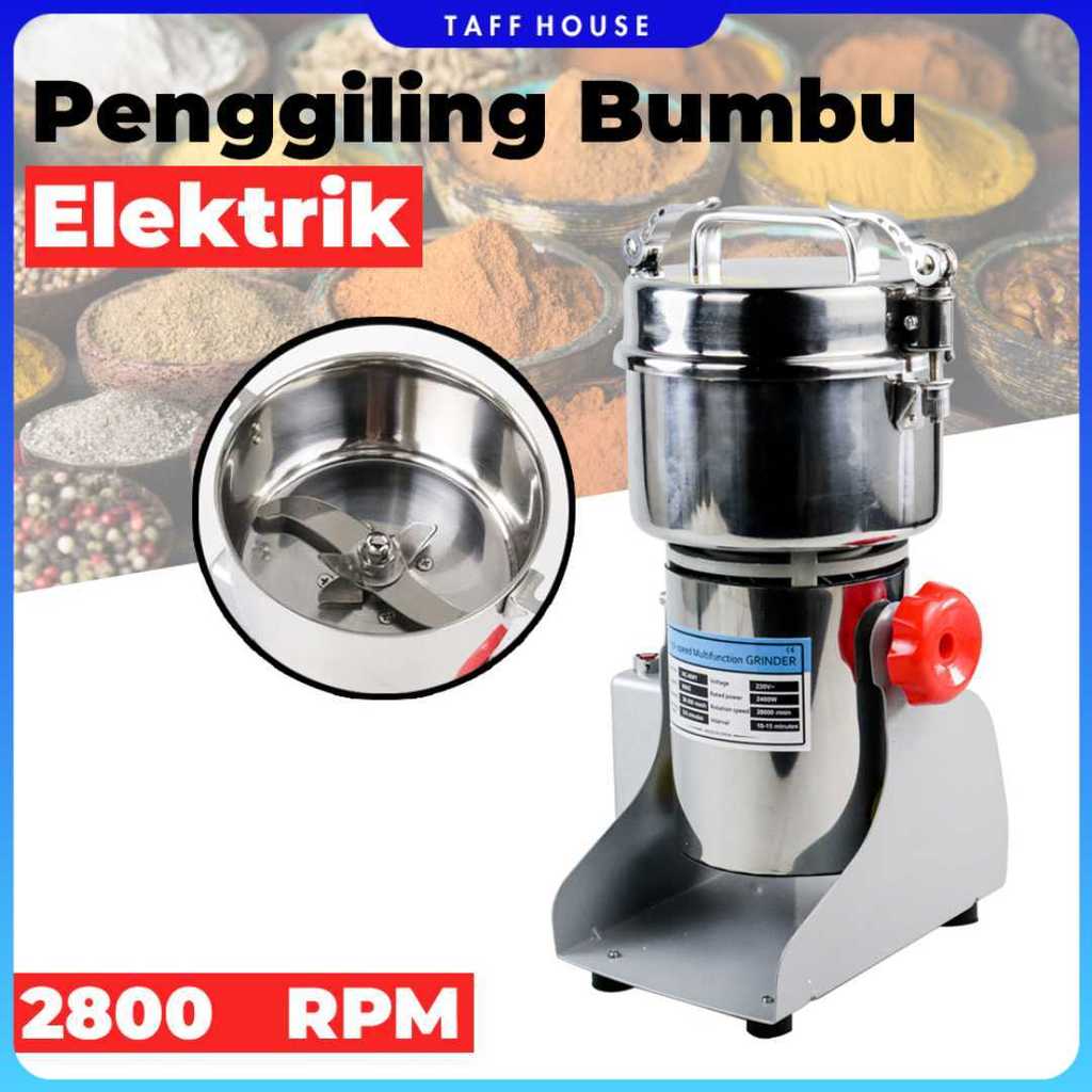JING GONG Penggiling Bumbu Kering Elektrik Spices Grinder 800g 2400W - HC-800Y