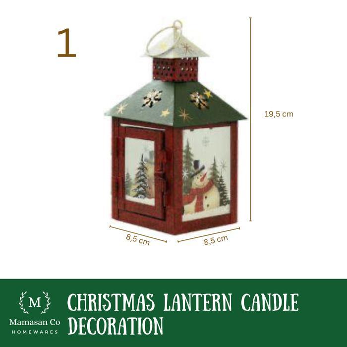 Christmas Lantern Candle Decoration | Dekorasi Lampu Xmas