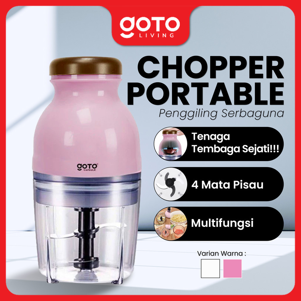 (Special Offer) Goto Capsule Penggiling Daging Blender Cutter Quatre Kapsul