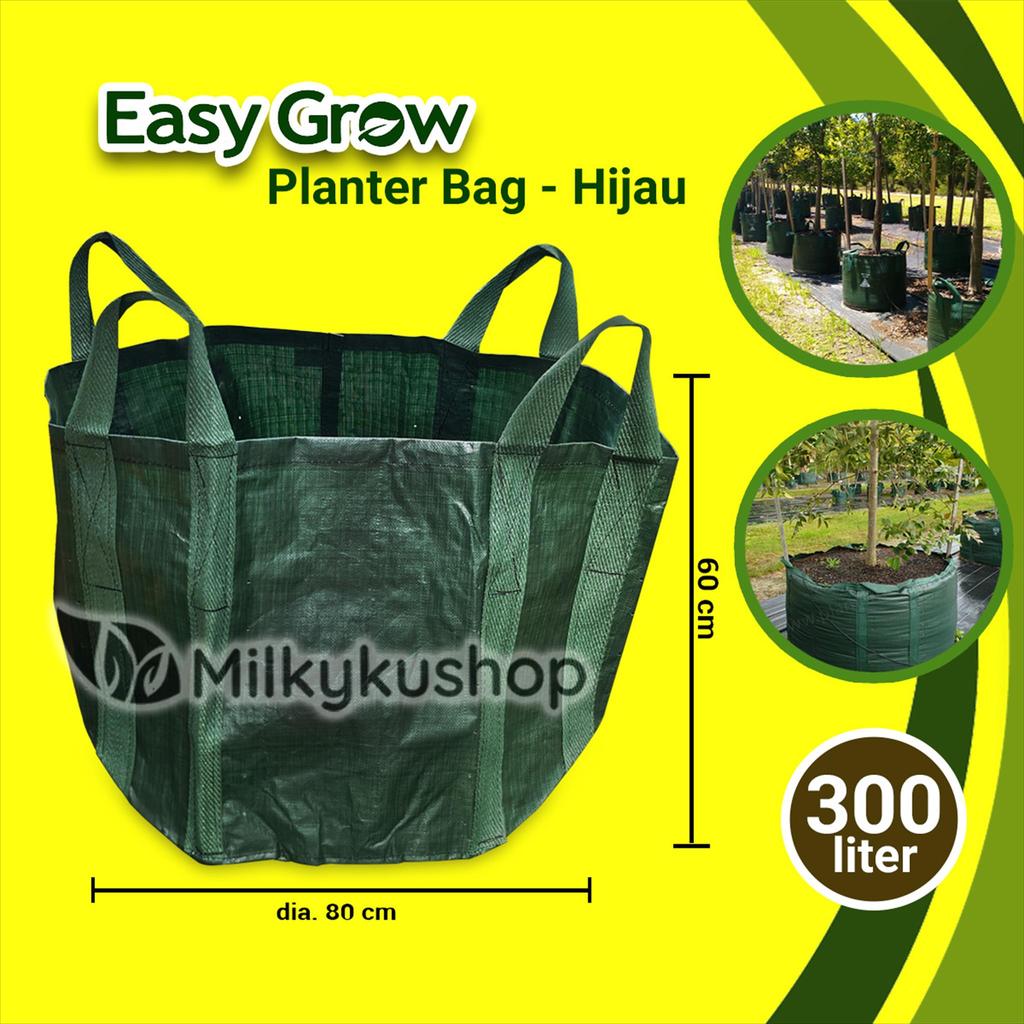 PLANTER BAG EASY GROW STANDAR 300 LITER - HIJAU