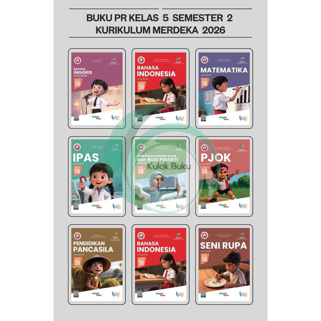 BUKU PR SD KELAS 5 SEMESTER 1&2 INTAN PARIWARA TAHUN 2026