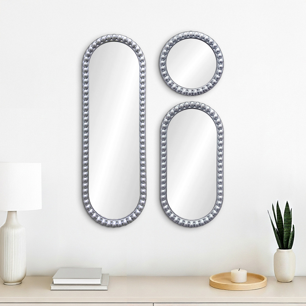 Informa Set 3 Pcs Cermin Dinding Wall Mirror Decoration Dekorasi Hiasan Dinding Pajangan Kaca Tembok