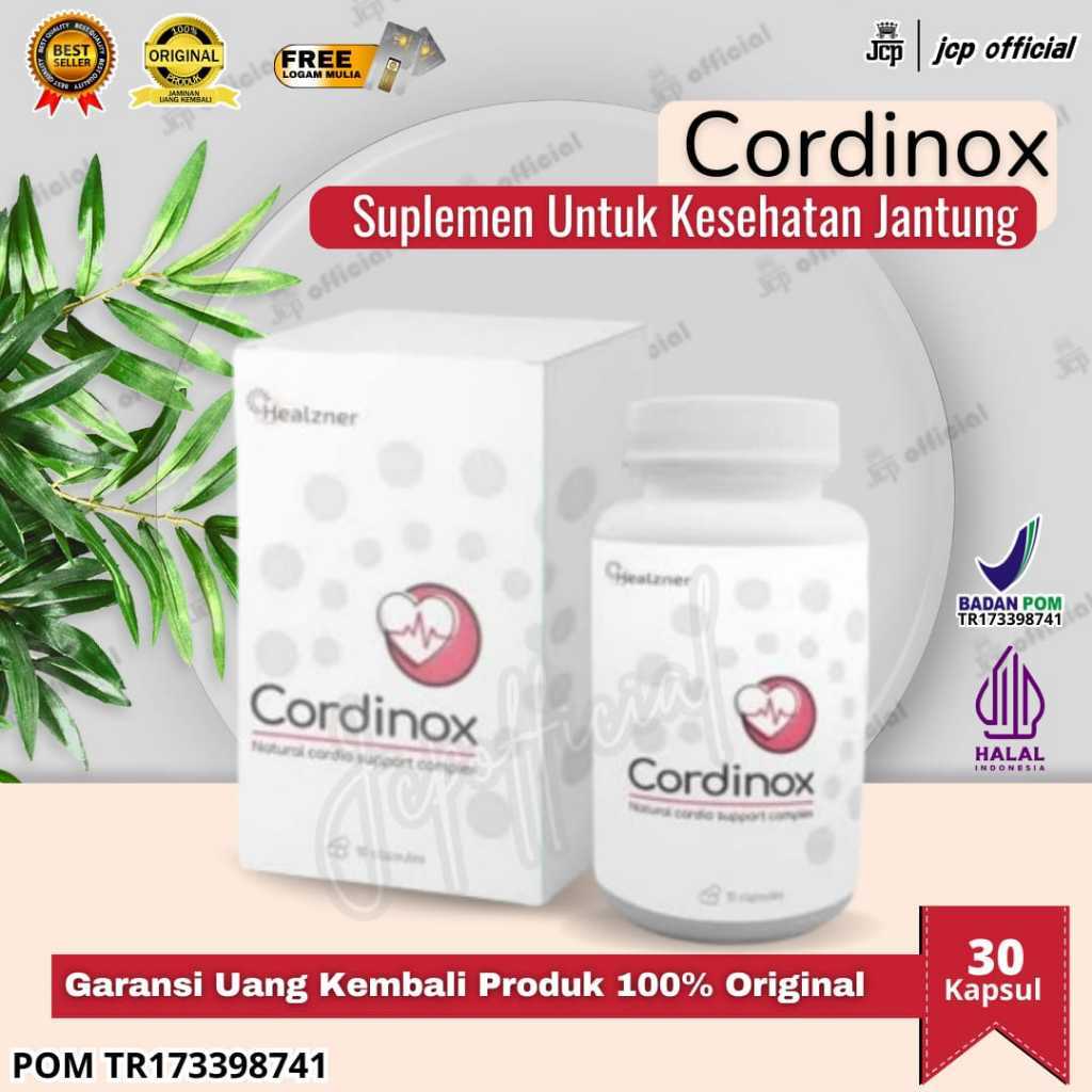 Cardio normin Cordinox Asli Original 100% Herbal Obat Hipertensi Darah tinggi Jantung Stroke Ampuh R