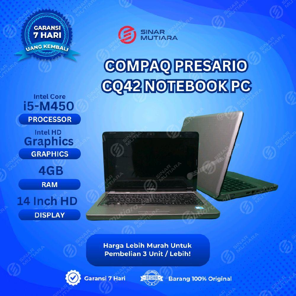 LAPTOP SECOND COMPAQ PRESARIO CQ42 NOTEBOOK PC i5-M450 4GB (14 INCH)