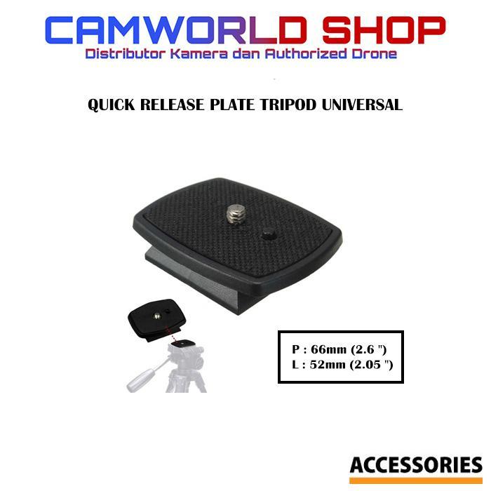 Quick Release Plate Dudukan Tripod