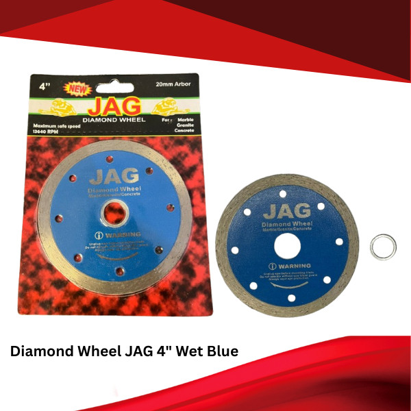 Diamond Wheel JAG 4" WET BLUE / Diamond Wheel 4" WET BLUE