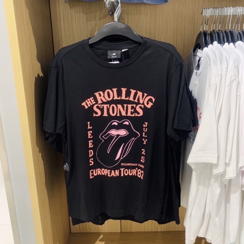 Tshirt H&M Man Rolling Stone jastip jasa titip