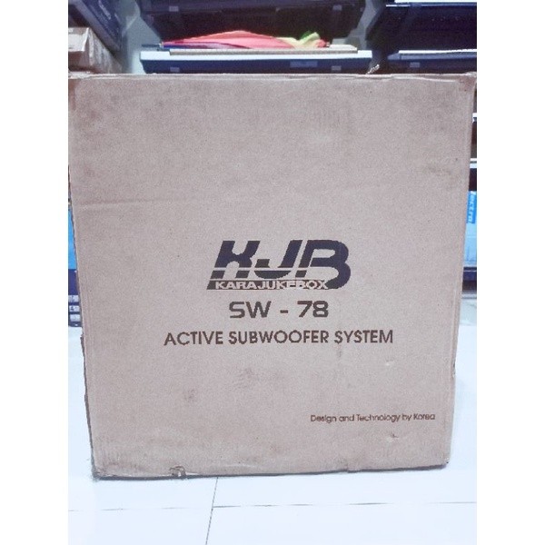 Speaker KJB SW-78 SW78 SW 78 12" Active Subwoofer driver 12 inci