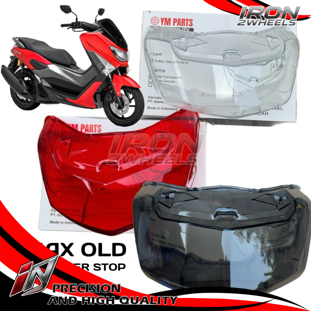 iRon 2Wheels kaca lampu Stoplamp Nmax Old 2014-2019 kaca Lampu Belakang Nmax Old 2014-2018