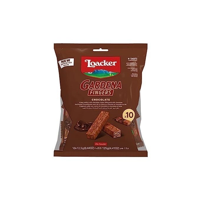 Coklat Wafer LOACKER Gardena Fingers Chocolate asal Eropa