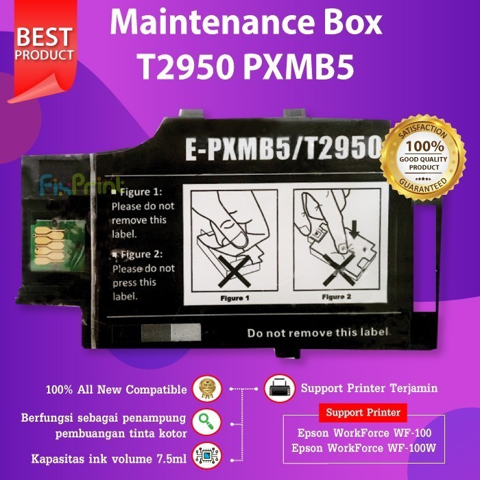Maintenance Box T2950 PXMB5 C13T295000 Ink Pad Printer WF100 WF-100