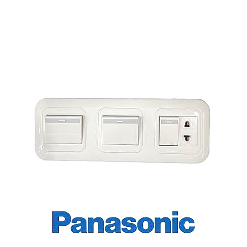 PANASONIC SAKLAR ENGKEL LEBAR + SAKLAR ENGKEL LEBAR + SAKLAR STOP KONTAK KECIL WEJ7823 WEJ  7823 PUT