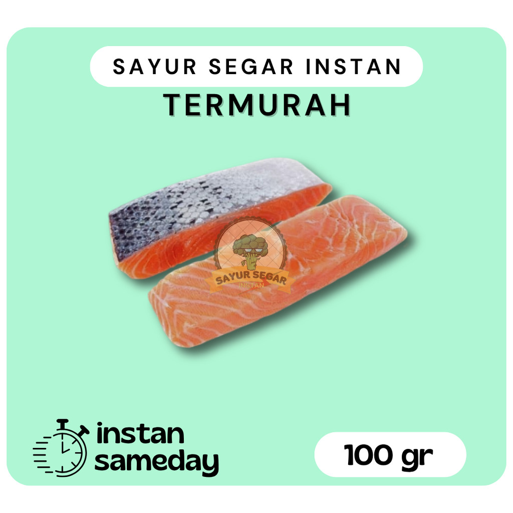 Salmon Fillet / Ikan Salmon Frozen 100gr