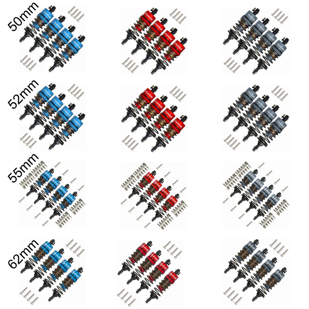 1/10 RC Oil filled Shock Absorbers kit for ARMMR HSP LosiTamiya TT01 TT02 WR-02 M05M06 TA05 On Road 