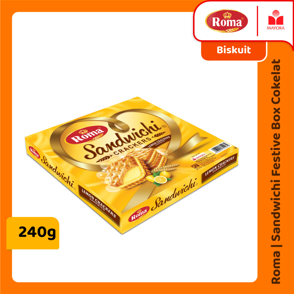 Biskuit Roma Sandwichi Lemon Festive Box