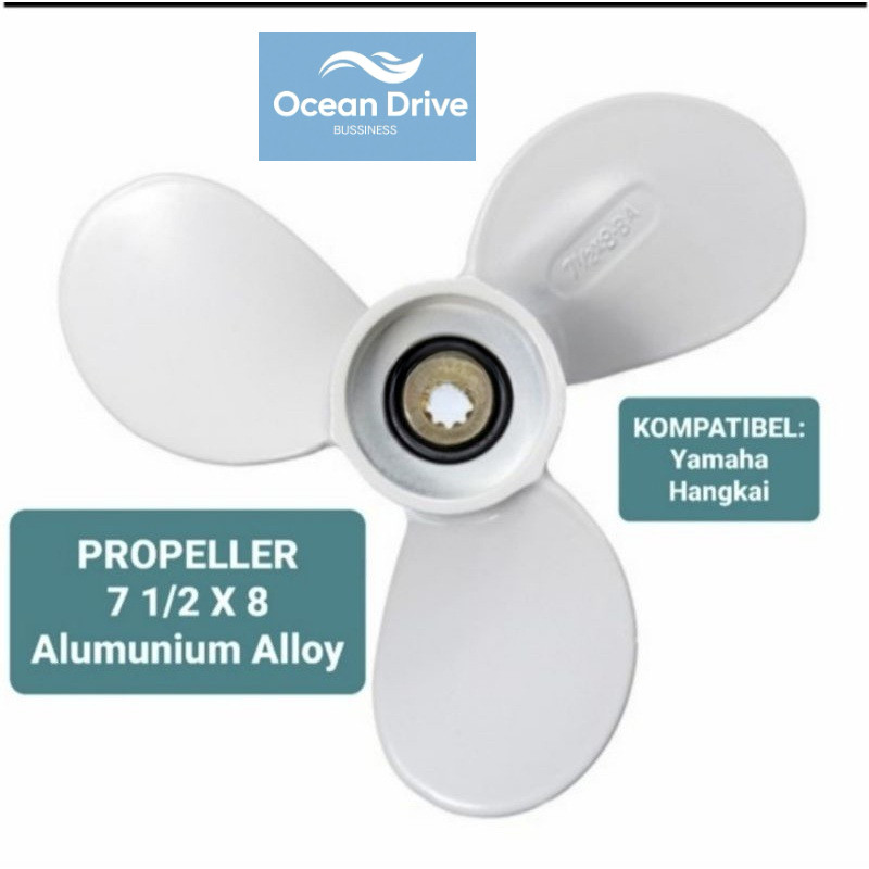 Kipas Propeller Baling Baling Mesin Tempel Yamaha 4 dan 5 PK