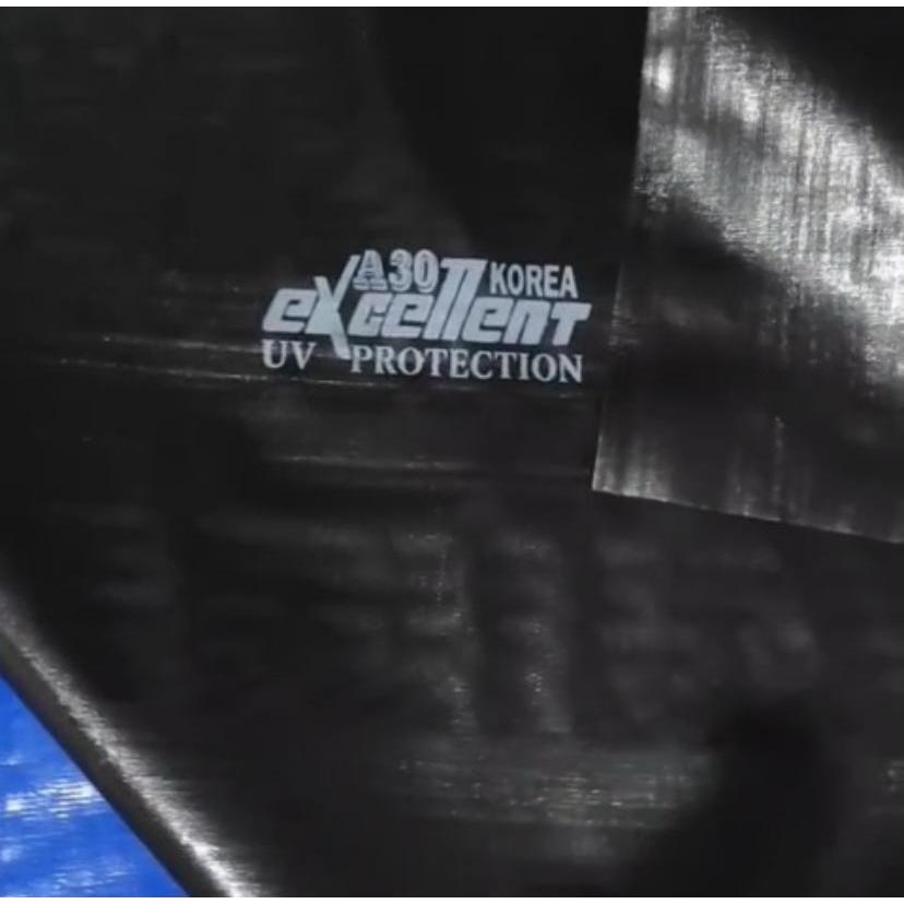 terpal HITAM A30 KOREA EXCELLENT +uv  terpal 2x2 terpal 2x3 terpal 2x4  terpal 3x3 terpal 3x4 terpal