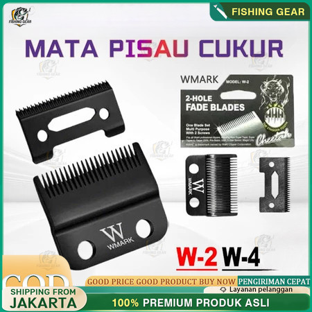 MATA PISAU WMARK W-13 bisa Untuk WAHL ANDIS BLADES W13 CARBON/Wmark Clipper Taper Blade Mata Pisau P