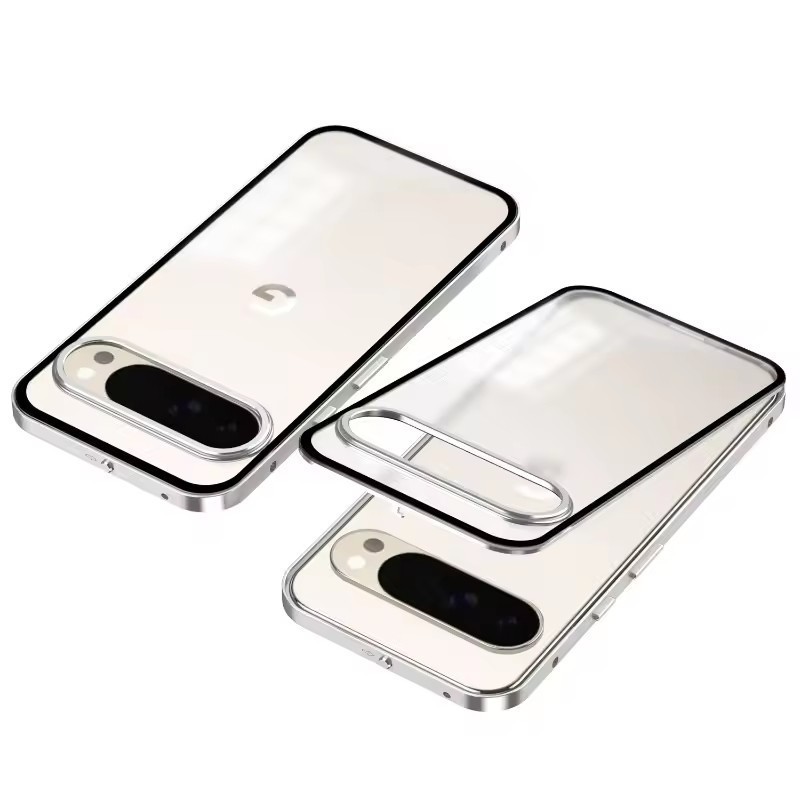 Perlindungan Lensa Bingkai Logam Matte Shockproof Phone Case Untuk Google Pixel 10 9 Pro XL Pixel 8 