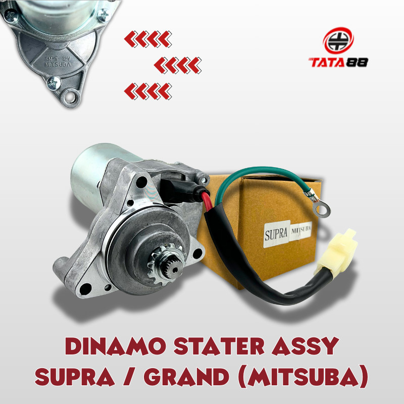 DINAMO STATER ASSY SUPRA / GRAND MITSUBA – DINAMO STARTER SUPRA FIT / REVO LAMA / LEGENDA / PRIMA