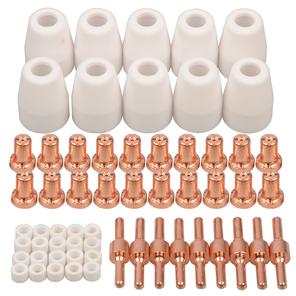 PT31 PT31 LG40 Plasma Cutter Electrode Tips Cup Extended Consumables Kit For PT31 CUT40 HYC45D HYC50