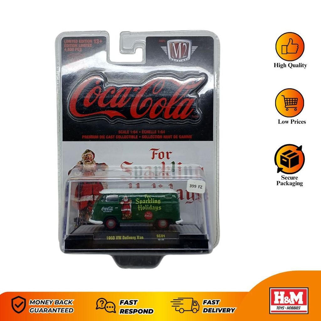 M2 Machines 1/64 1960 VW Delivery Van - 399FZ - FZ4
