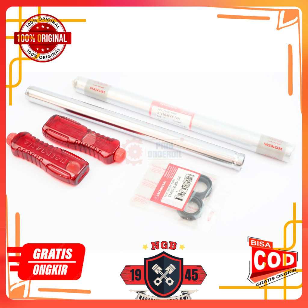 sok depan motor beat karbu - shock depan Vario carbu KVY KVB onderdil motor part Ori