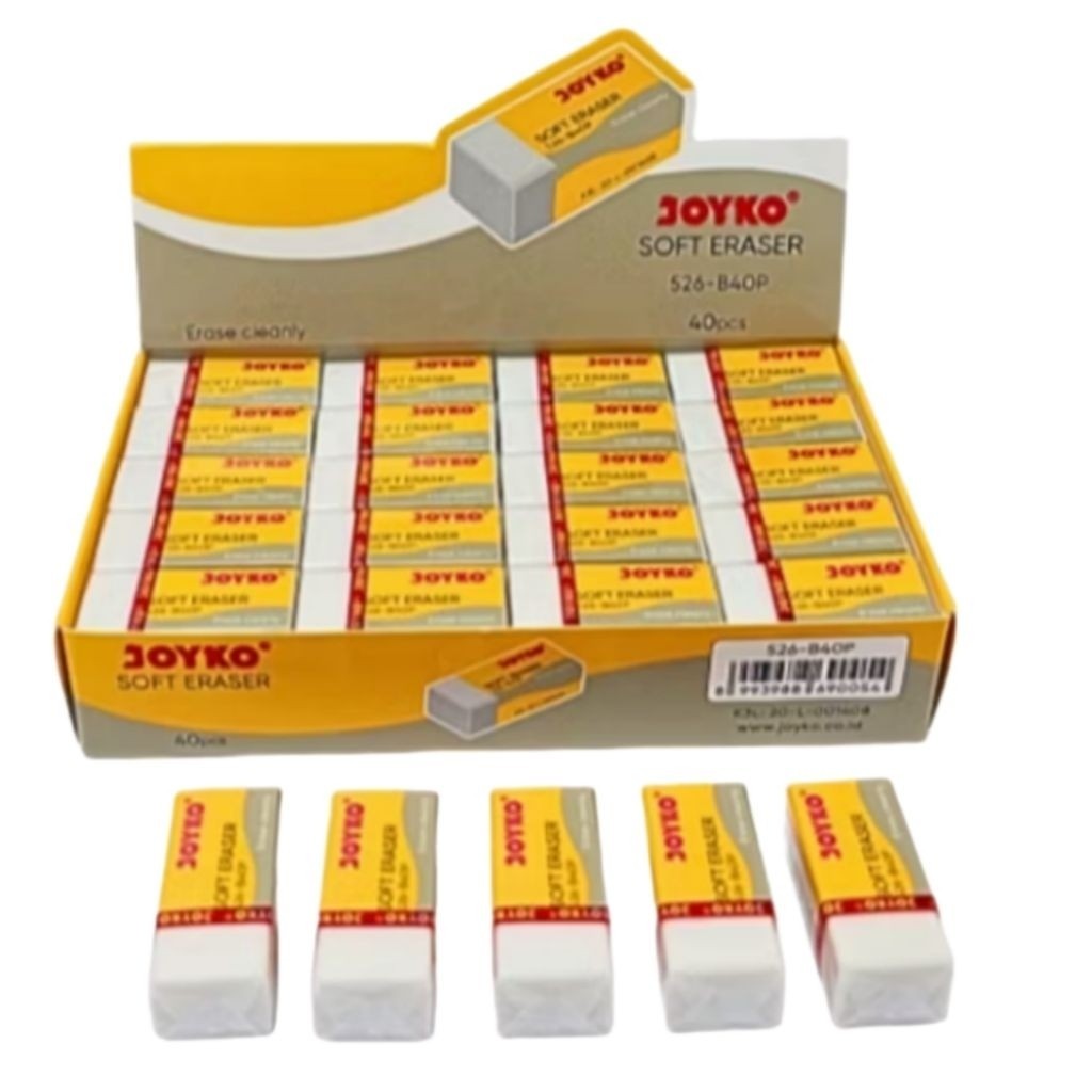 Penghapus Pensil Joyko B-40 (1Pack = 40pcs )
