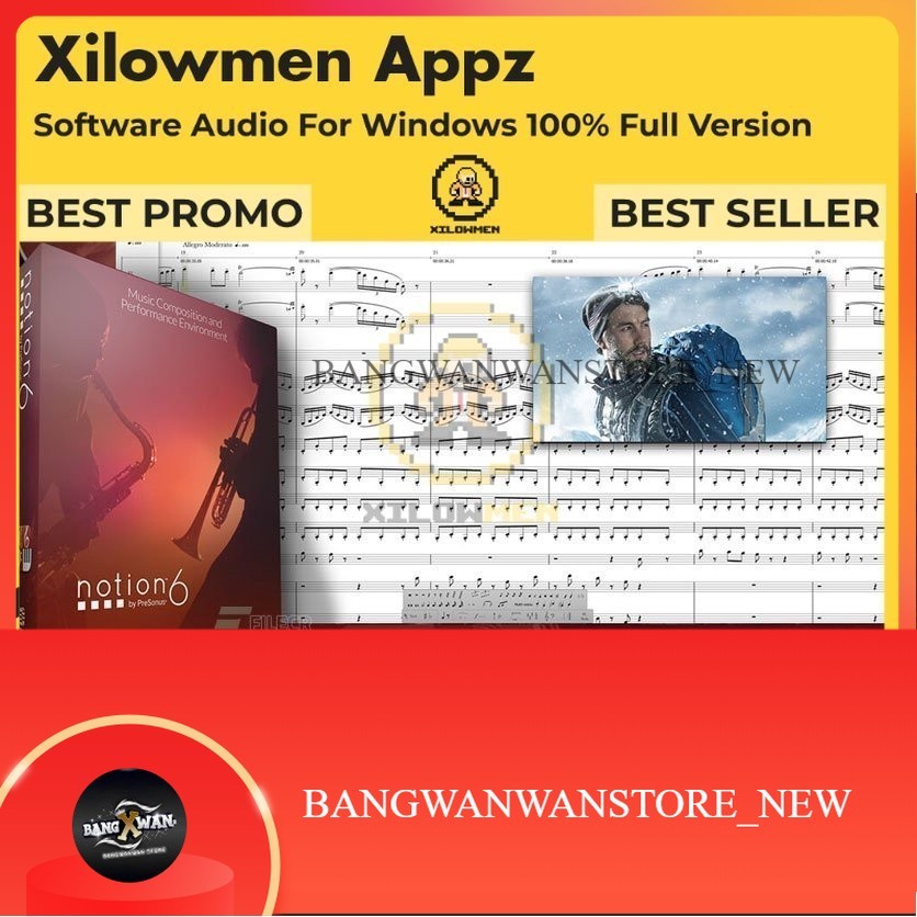 [Full Version] PreSonus Notion Pro Lifetime Audio Software WIN OS - Perangkat lunak notasi musik unt