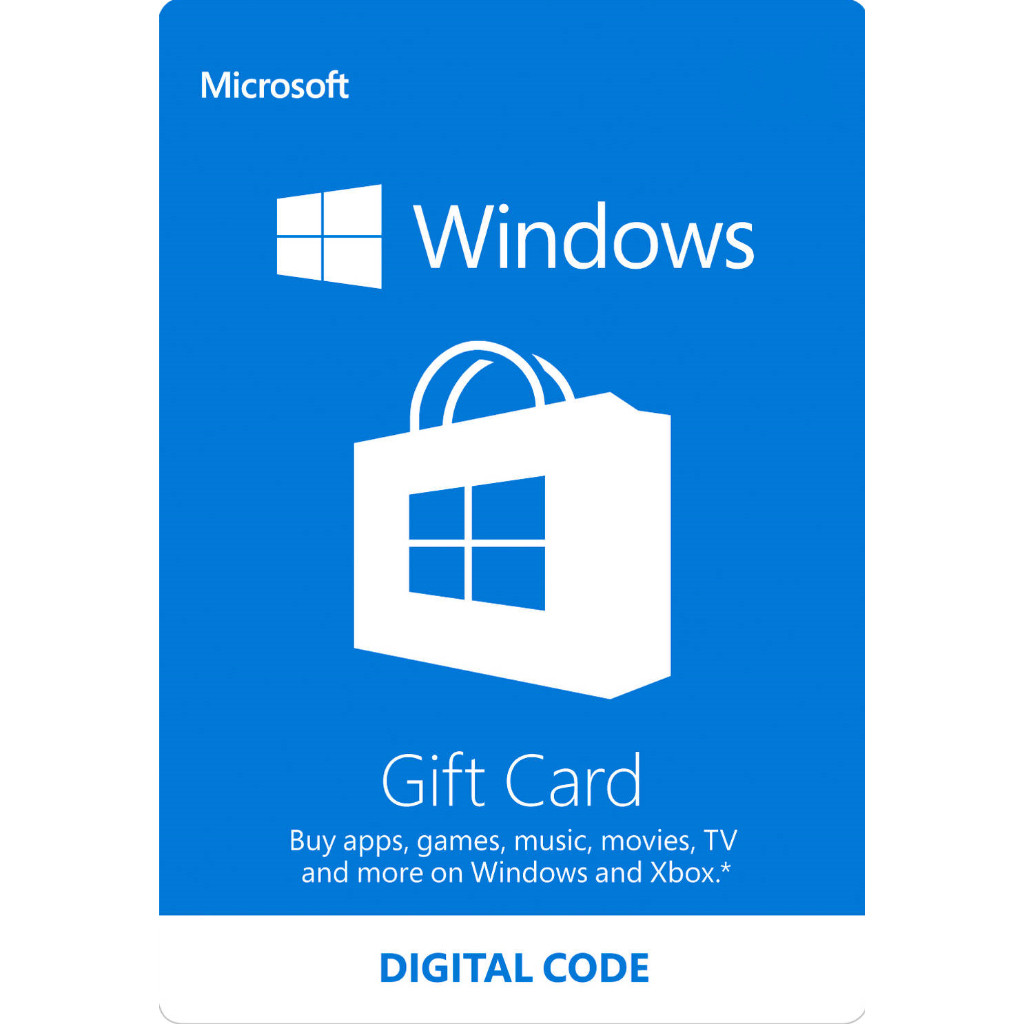 Microsoft Windows Store Gift Card US Original