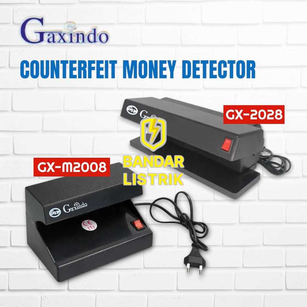 GAXINDO Counterfeit Money GX-M2008 / GX-2028 Detector Alat Pendeteksi Uang Palsu
