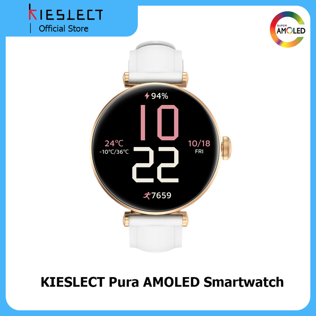 bocah_brondol Kieslect Lady Calling Smartwatch Pura 1.19'' AMOLED Display IP68 Waterproof Smartwatch