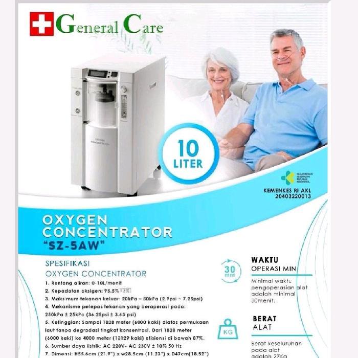 Oxygen Concentrator SZ-5AW 10 Liter General Care GC / Oksigen Concentrator