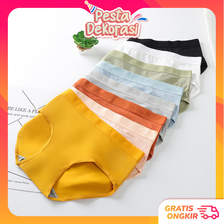 PESTA DEKORASI C5439 C5439 Celana Dalam Polos Fashion Wanita Celana Dalam Impor  Celana Dalam Katun 