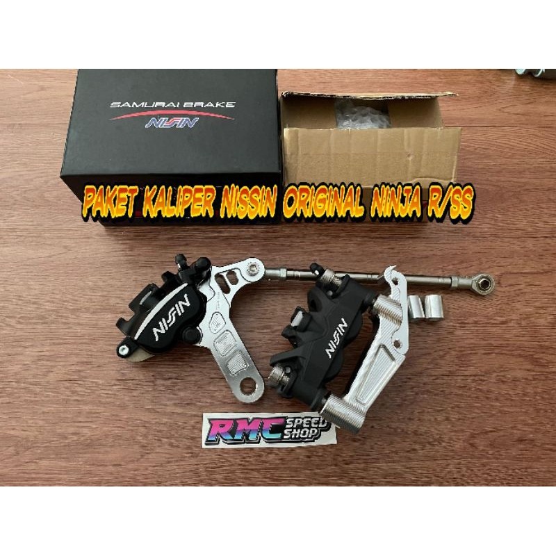Paket Kaliper nissin twin africa nissin samurai original ninja R ninja ss set breket / Paket Kaliper