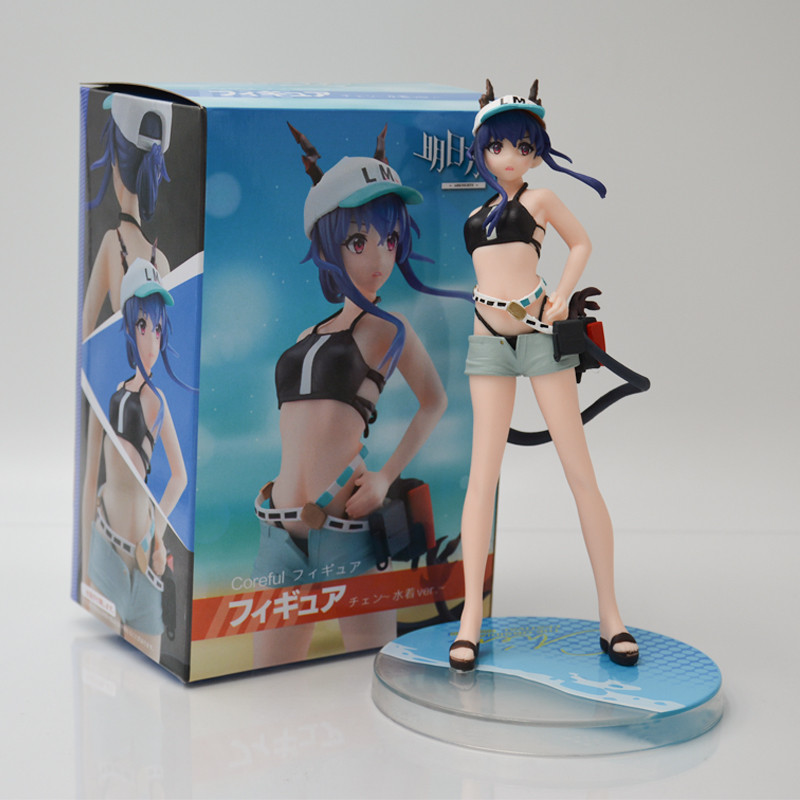 28cm Arknights W Anime Game Figure Arknights Texas Action Figure Arknights Ch'en/Amiya Figurine Coll