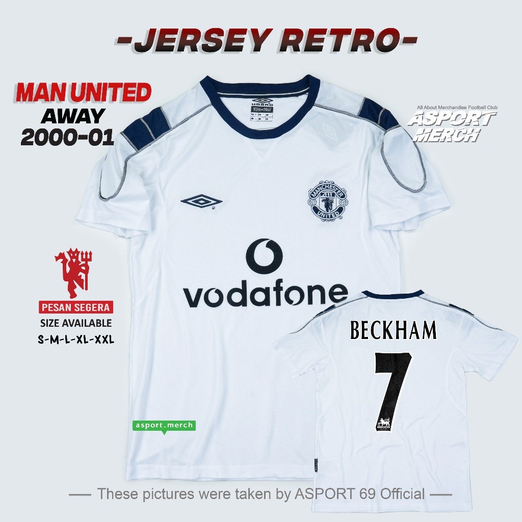RETRO MU MAN UNITED AWAY 2000 2001