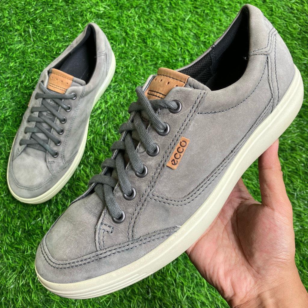 ECCO Soft 7 Grey Leather sneakers ukuran 41
