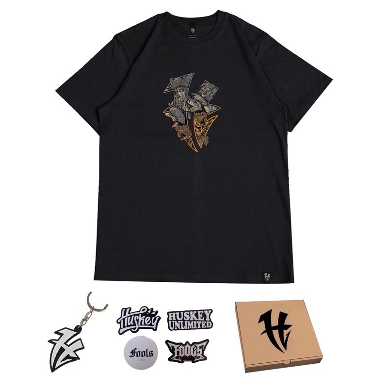 Huskey Bali Janger Black | T shirt Pria | kaos bali | Kaos pria distro original