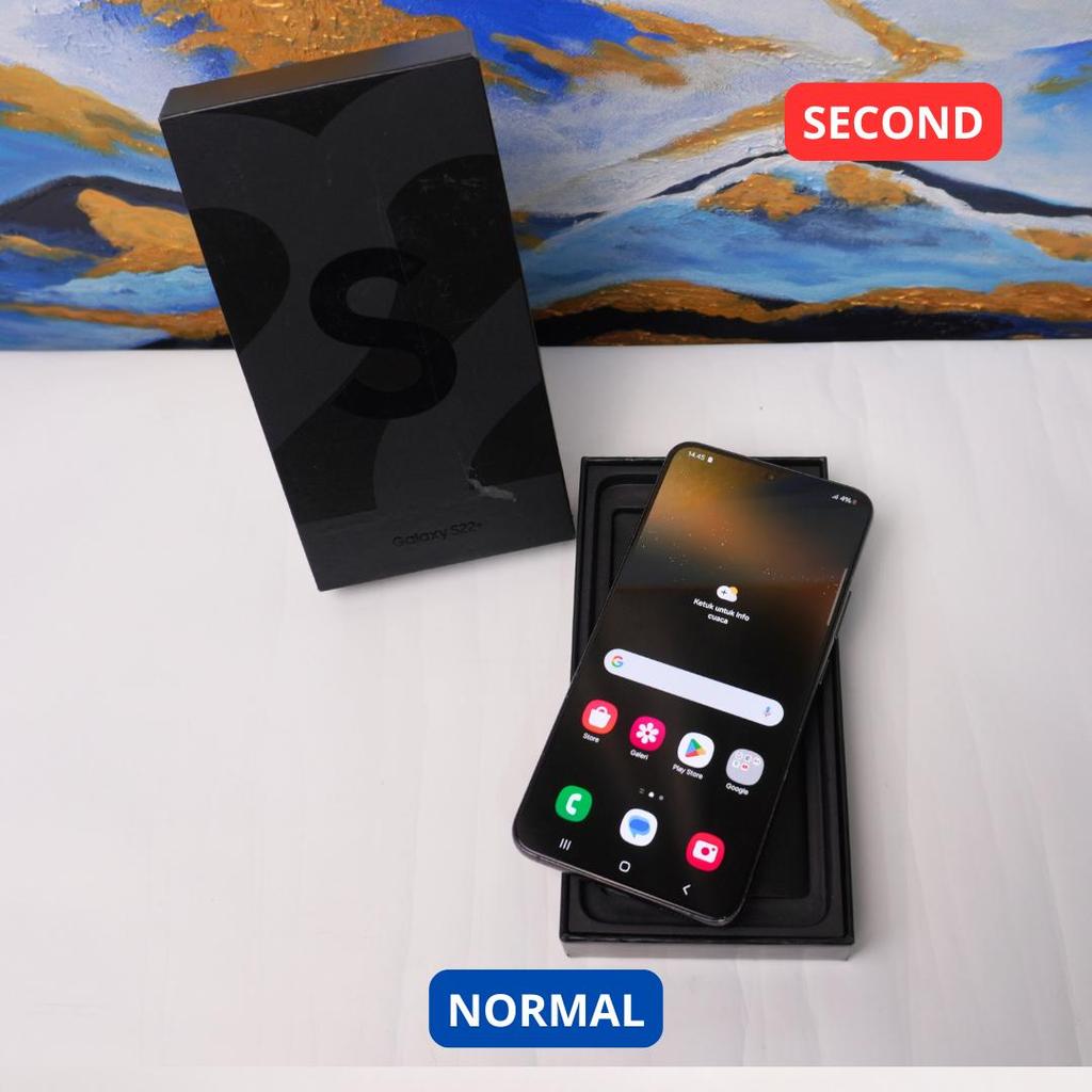 SAMSUNG S22+ 8/256 GB HP SECOND ORIGINAL SINAR MUTIARA CELL