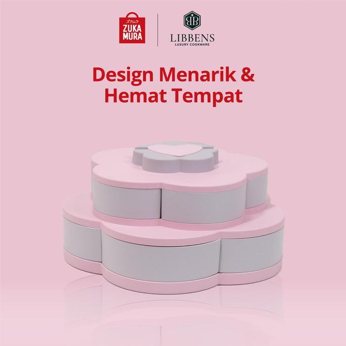 ZUKAMURA Toples Bunga 2 Tingkat