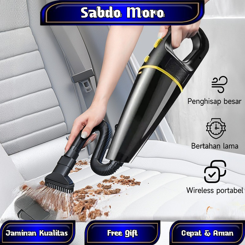 OOKAS Vacuum Cleaner Portable Mini Penghisap Debu Mobil Wireless Kasur Penyedot Debu Vakum Alat