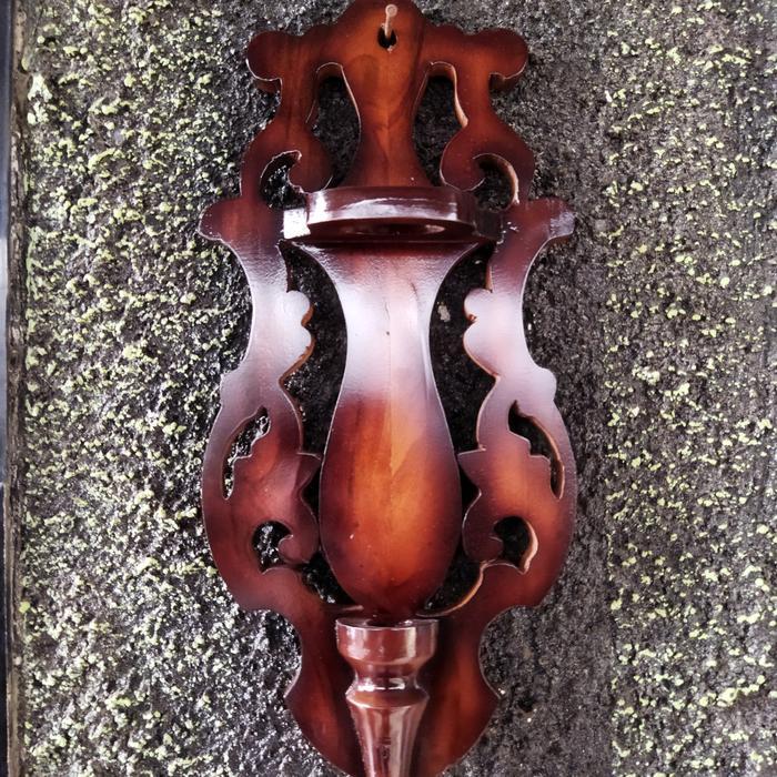 blawong keris bethok & keris patrem - plitur coklat, blawong bethok