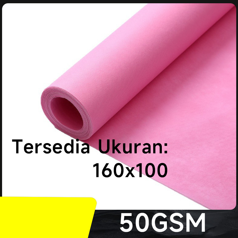 Spunbond Nonwoven Roll 50GSM 160cmX100m - Untuk Properti Pesta & Dekorasi