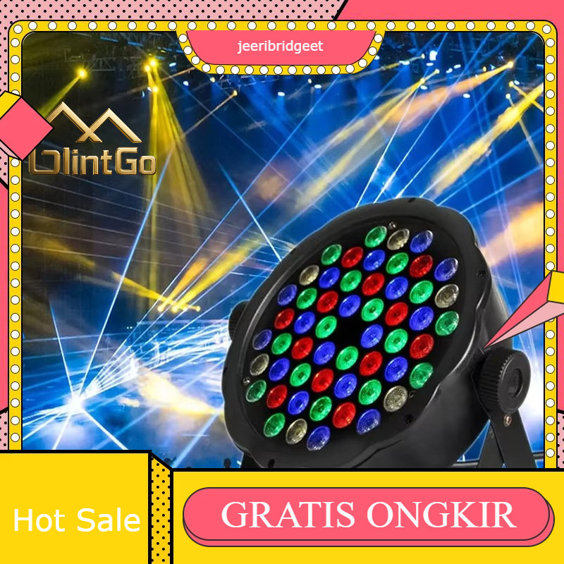 PAR36LED Lampu Sorot Lampu LED Disco PAR Light Lampu Panggung 36 Mata LED 36W RGB Sensor Suara