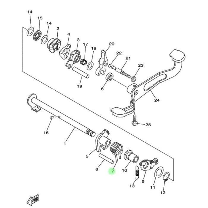 PER AS OPERAN PERENELENG PERSENELING GIGI JUPITER 105 Z 110 BURHAN