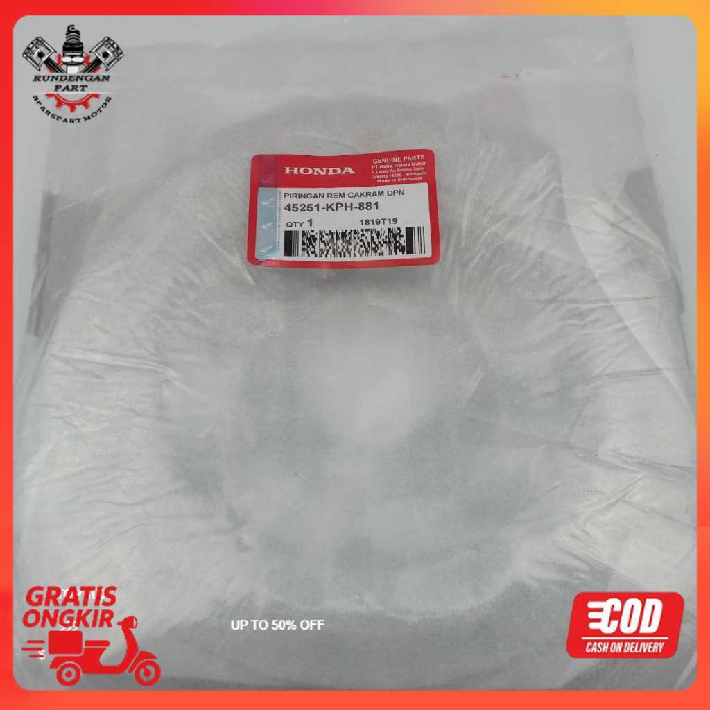 Piringan Supra X 125 Depan 45251-KPH-881 Ori motor part