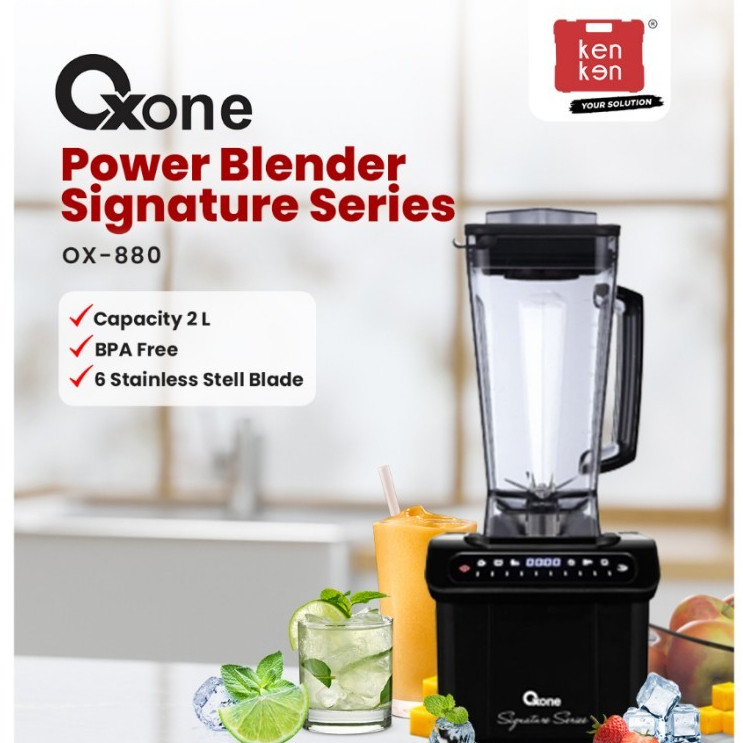 OXONE Blender Listrik Power Blender 6 Mata Pisau Heavy Duty OX880 OXONE